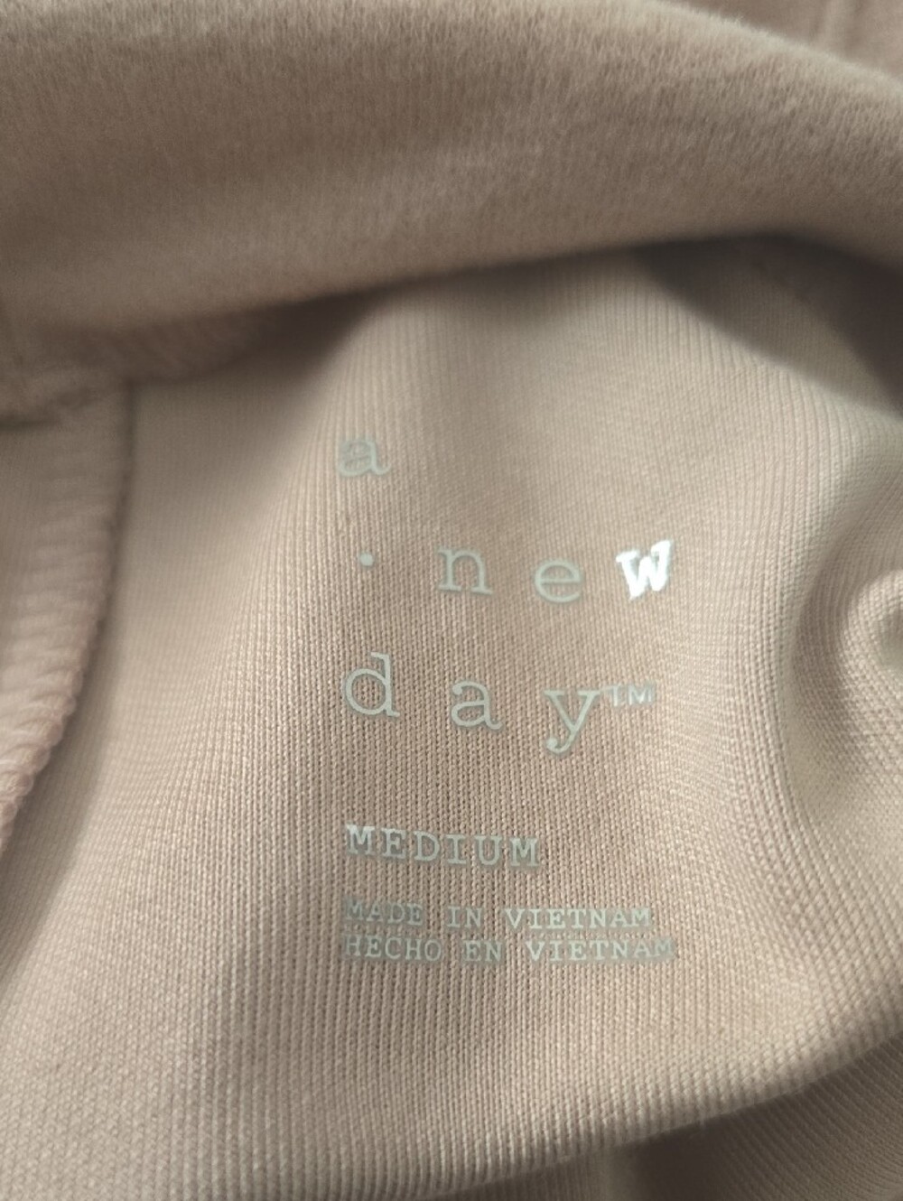 NWT a new day Blush Sleeveless Mock Neck Tank - Picture 4 of 5